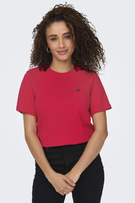 Jacqueline de Yong rode dames t-shirt
