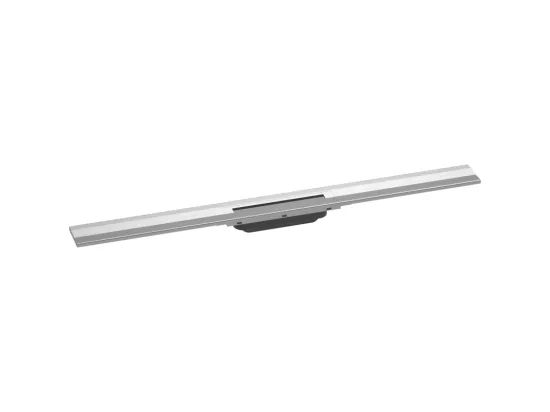 Caniveau de douche découpable 90 cm HANSGROHE RainDrain Flex montage mural acier inox brossé