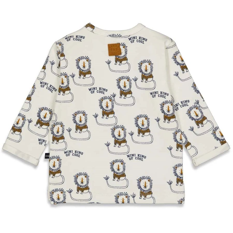 Feetje Langarmshirt AOP King Of Cool Offwhite