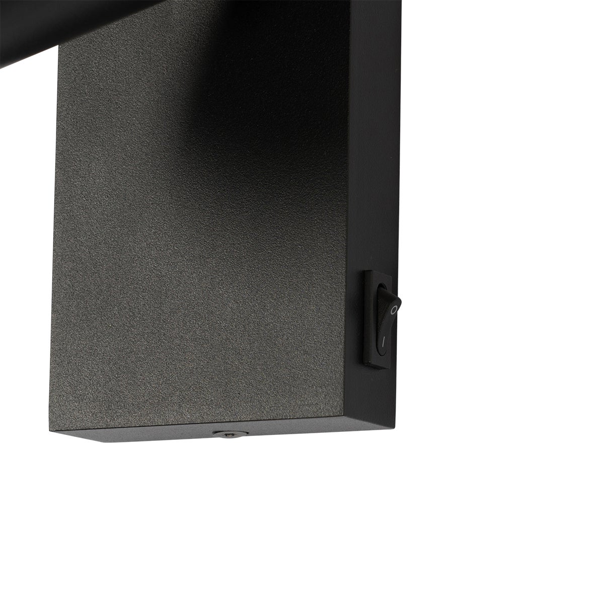 Moderne zwarte verstelbare wandlamp met schakelaar - Jeana Luxe
