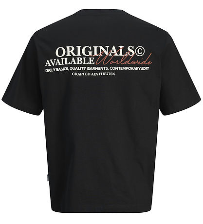 Jack & Jones T-Shirt - JorIslington - Schwarz m. Print
