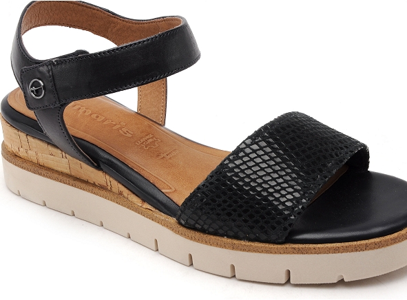 Tamaris nu pieds plats femme 28203 42 bleu