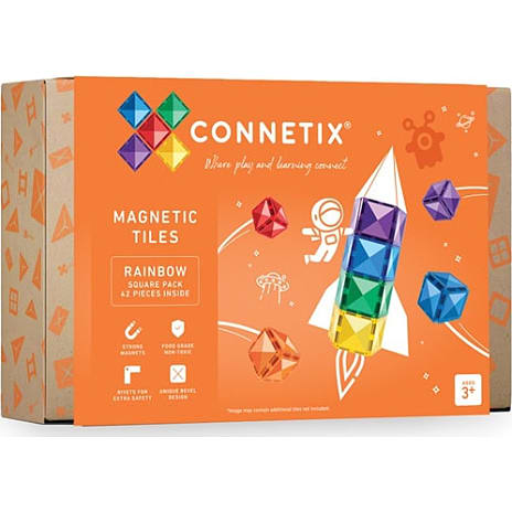 CONNETIX RAINBOW SQUARE PACK 42 PCS