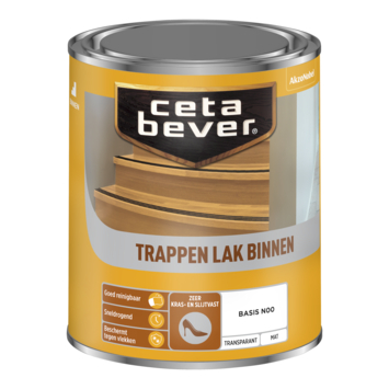 CetaBever trappenlak transparant mat 750 ml
