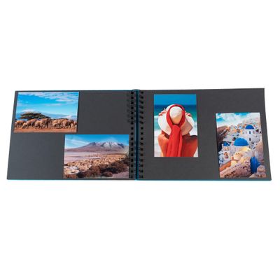 Exacompta Milano - Album photos 32 x 22 cm - 50 pages - bleu