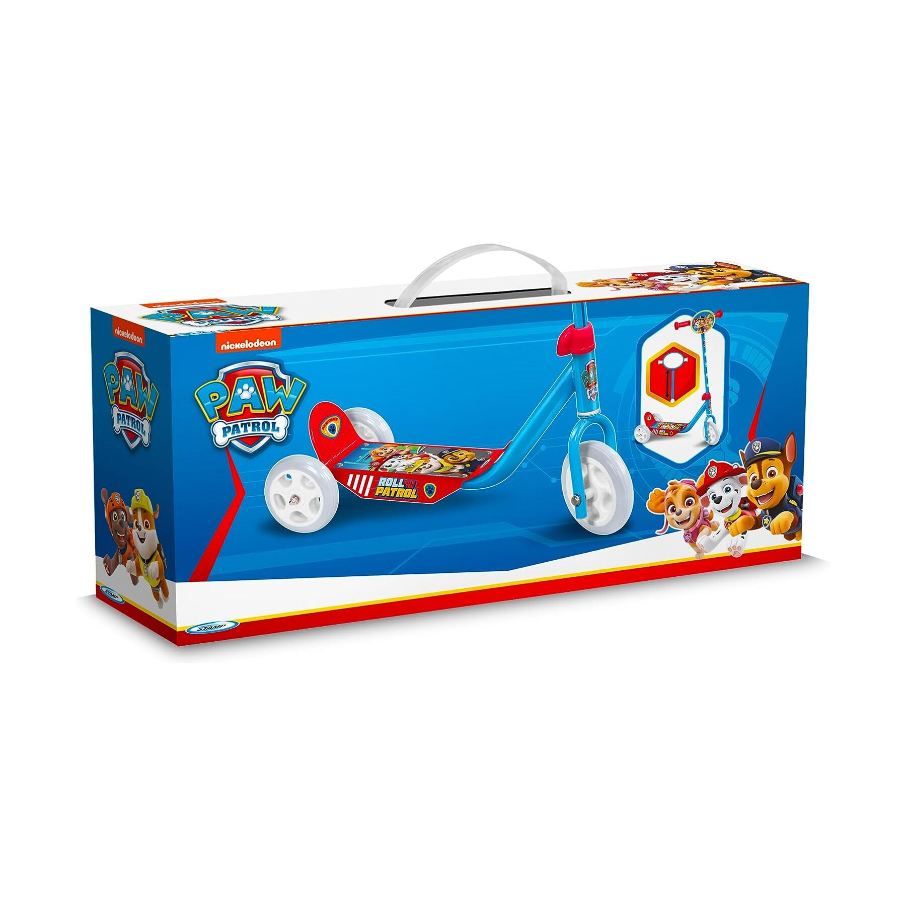 Patinete infantil de 3 rodas da Patrulha Canina