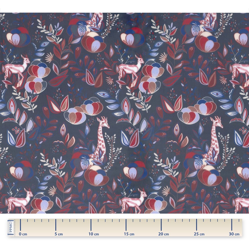 Tissu Enduit Au Mètre Ex2246 Savane Noctune