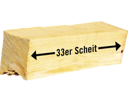 Brandhout, losse gemengde hardhoutsoorten, 1 kubieke meter, ca. 28-30 cm, vers gekapt uit het bos, HORNBACH FORST