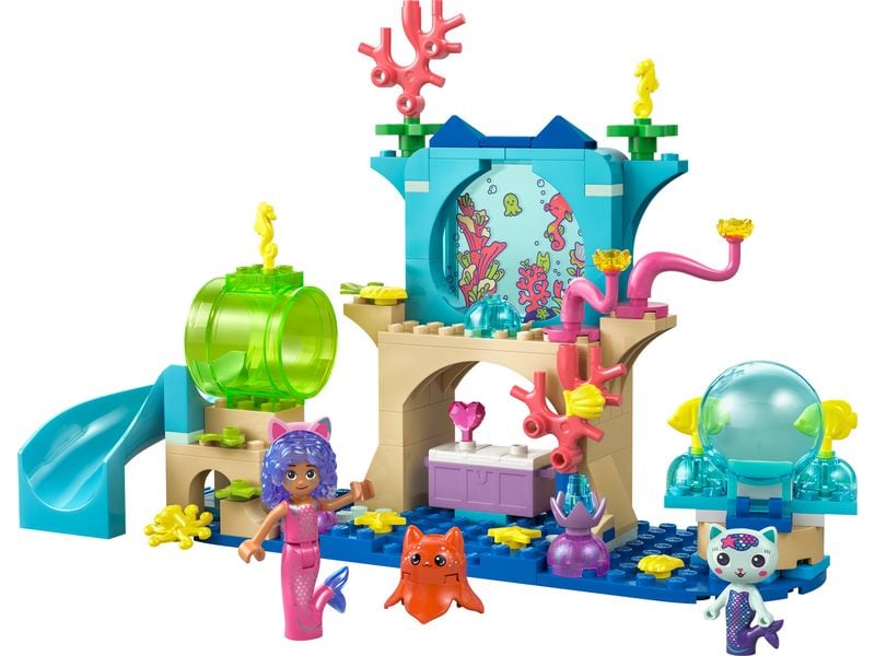 LEGO® Gabby's Dollhouse Meerjungfrau Aquarium Abenteuer 112 Ein buntes Aquarium zum Erkunden