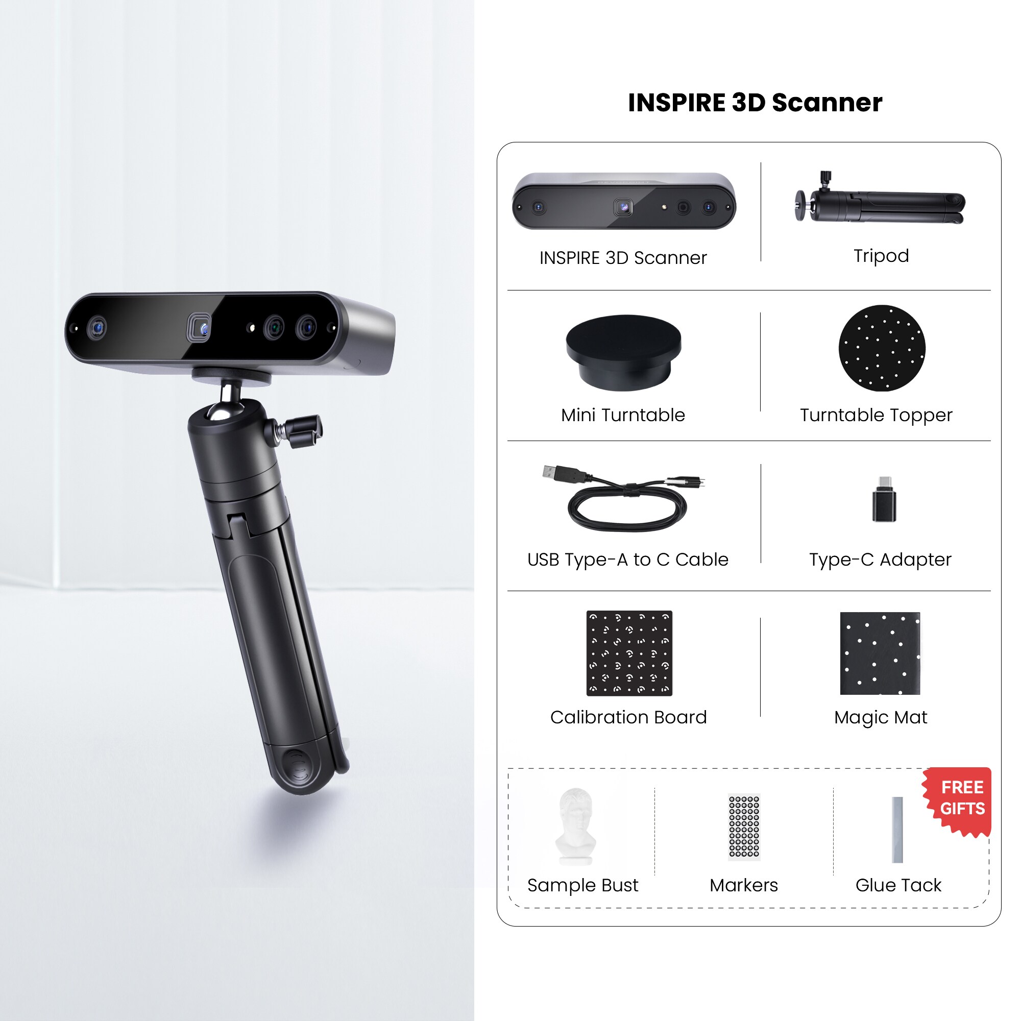 Revopoint 3D-Scanner Inspire
