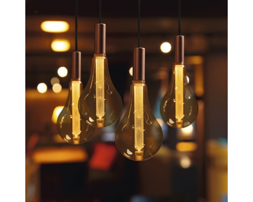 LED-lamp A165 E27/2,5W goud 155 lm 2000K homelight 820 Mirage
