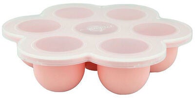 Tiny Tot Freezing Cubes Silicone Container, Pink