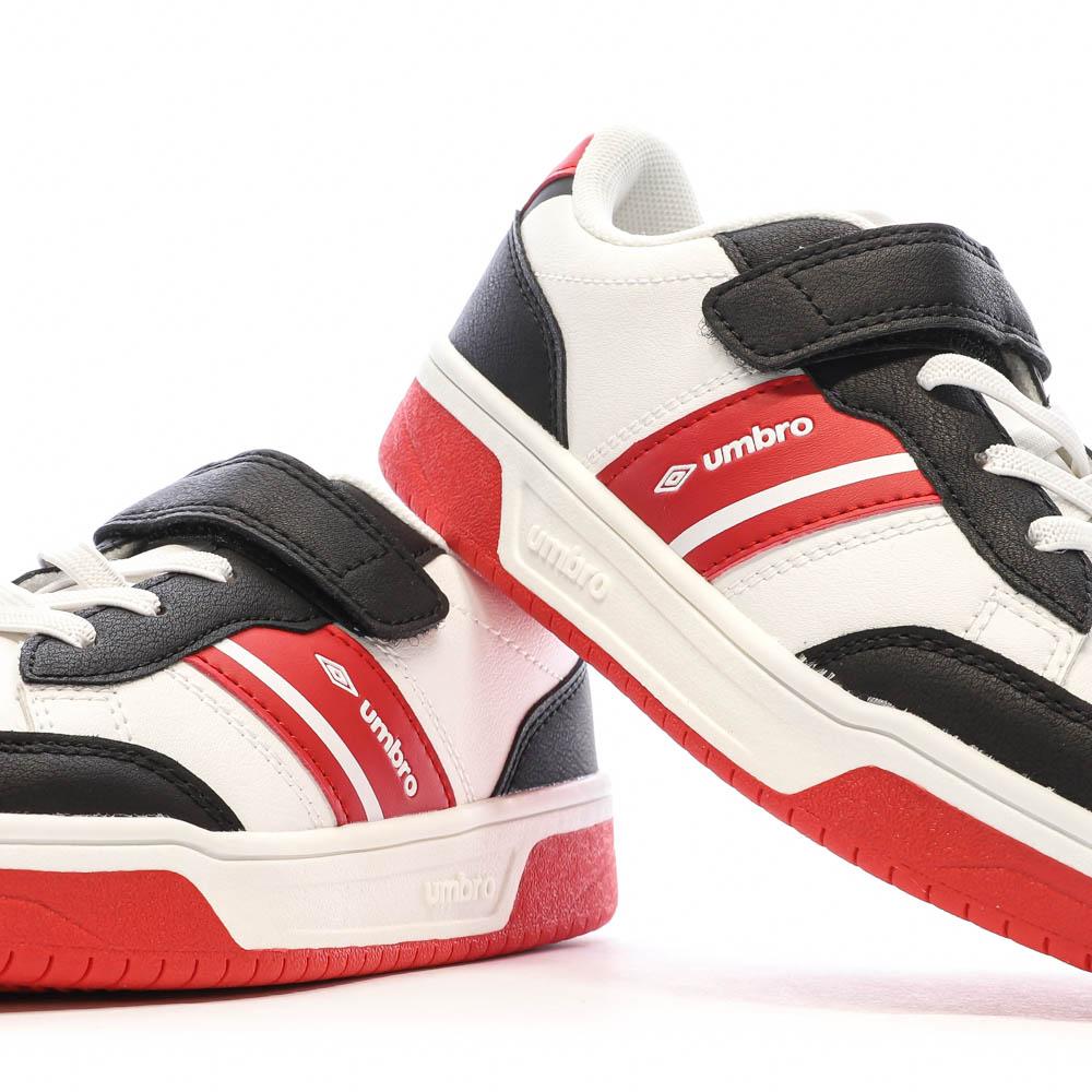 Umbro Baskets Noires/Blanches/Rouges Garçon Umbro Raffy
