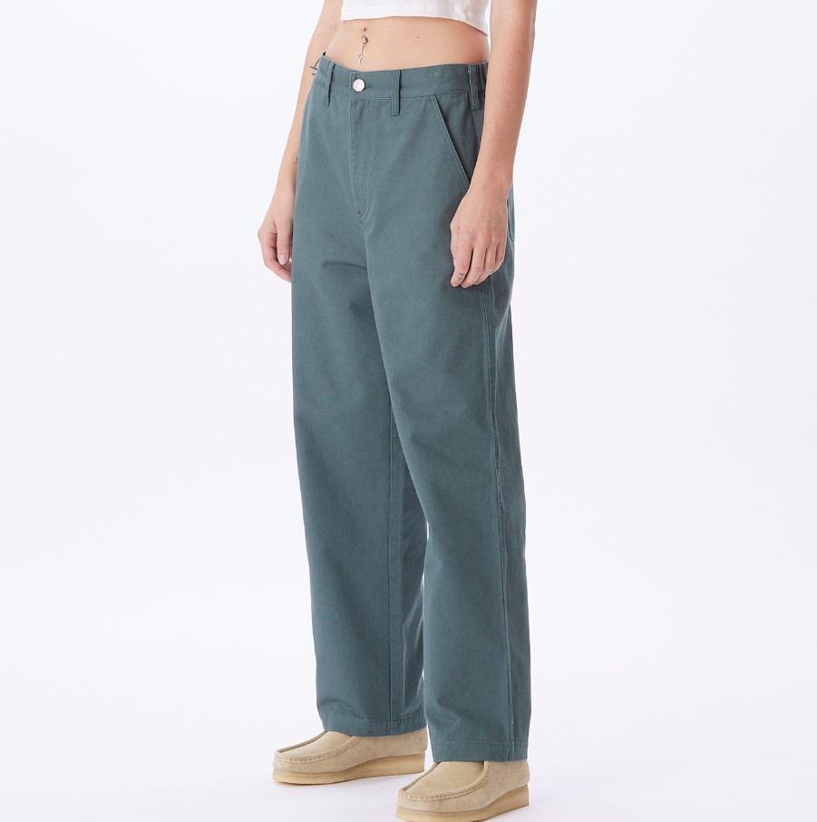 Obey Brighton Carpenter Pant Silver Pine