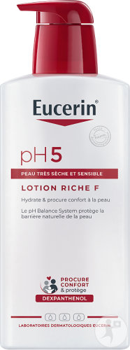 Eucerin pH5 Lotion Corporelle Riche Peau Sèche et Sensible 400ml