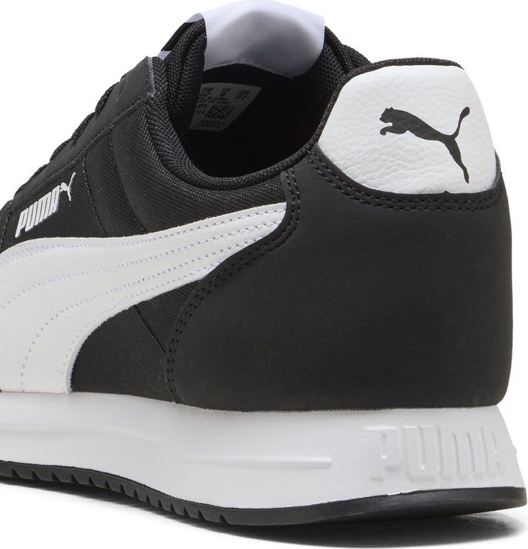 PUMA R78 Lightwind Sneakers - Puma Black-Puma White - Synthetisch Materiaal