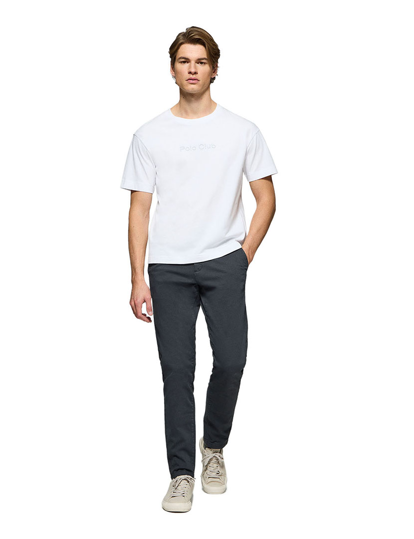 T-Shirt Saul Minimal Combo Rubber In White