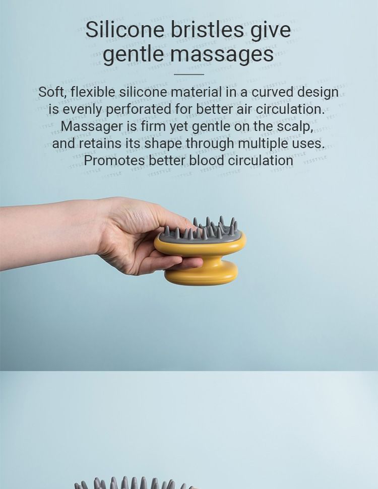 Yulu - Siliconen Hoofdhuid Massager