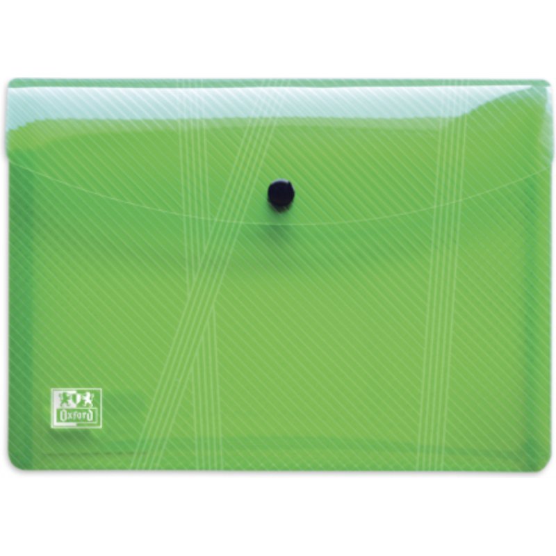 Pochettes de rangement à pression Oxford Hawaï 18 x 25,5 cm couleurs assorties