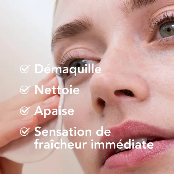 Bioderma Créaline H2O Gel de Limpeza Facial para Pele Sensível - 25 Lenços Umedecidos