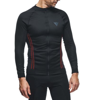 Maillot Technique Dainese NO WIND THERMO LS - Noir / Rouge