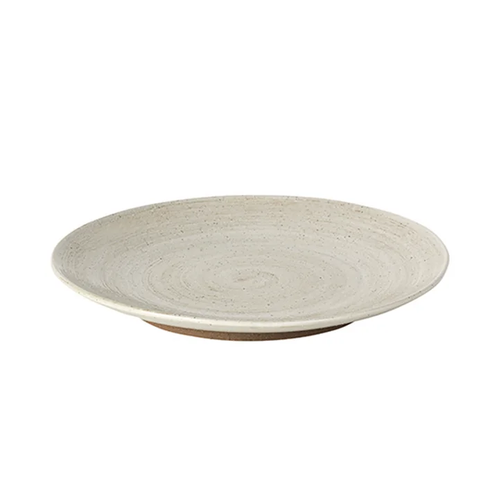 Broste Copenhagen - Grød Dessertteller, Ø 20 x H 2,4 cm, sand