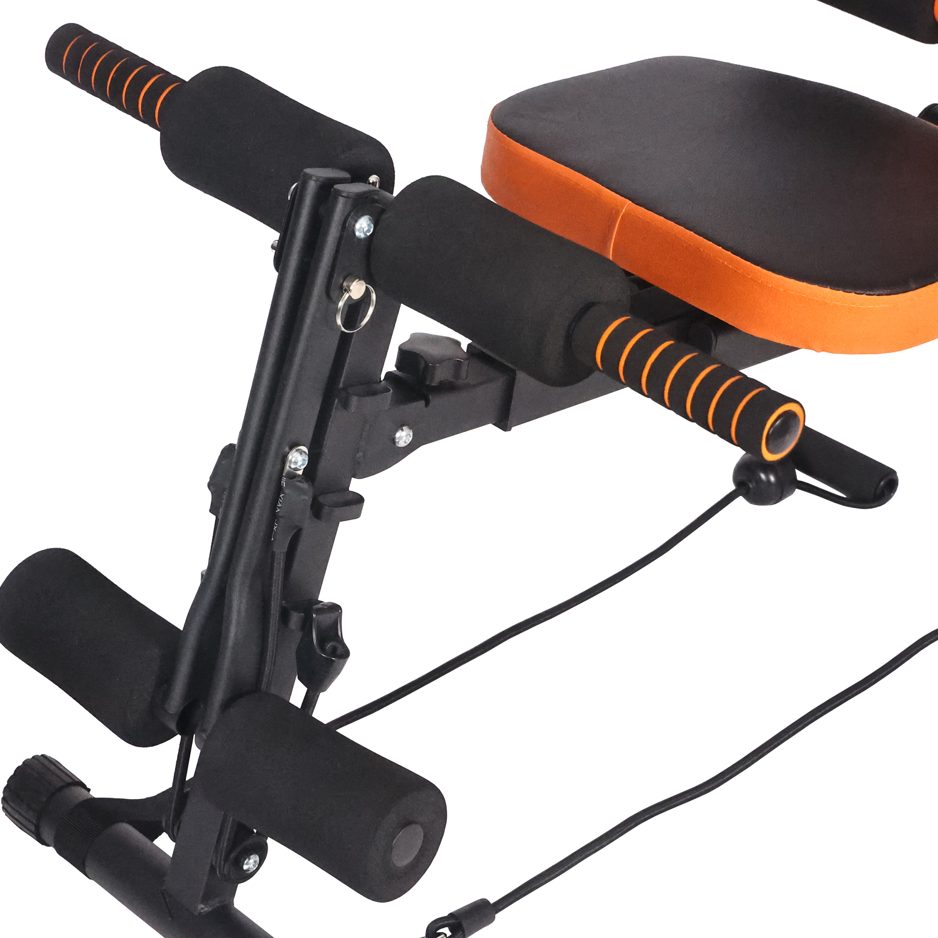 Bauchtrainer mit elastischen Bändern
