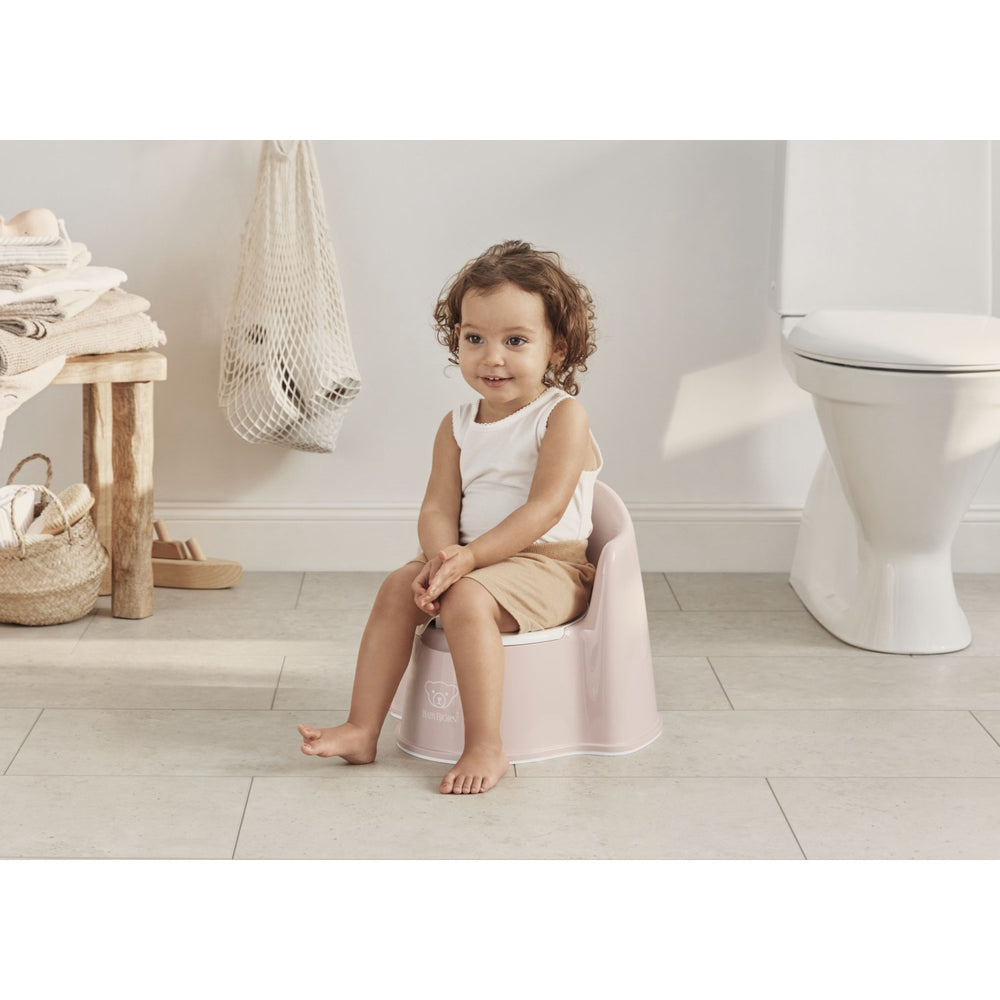 Køb BabyBjörn Pink/White Pottestol