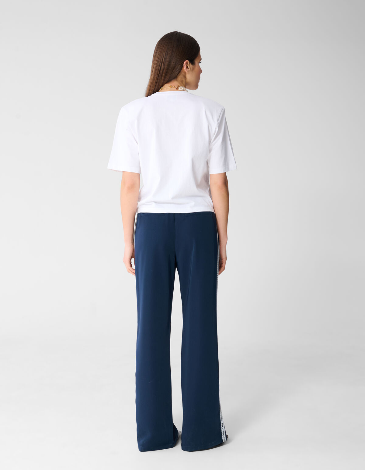 Flower T-shirt Wit
