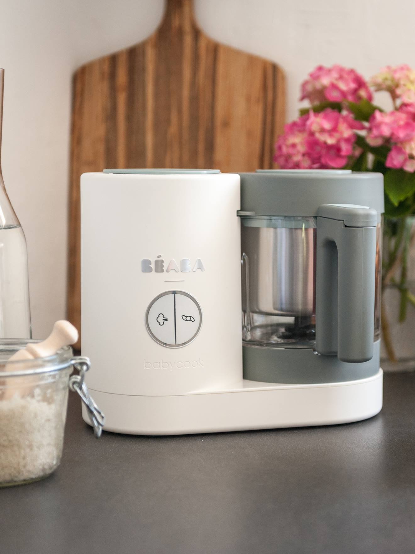 Robô BEABA Babycook Neo 4 em 1, Azul Escuro Liso