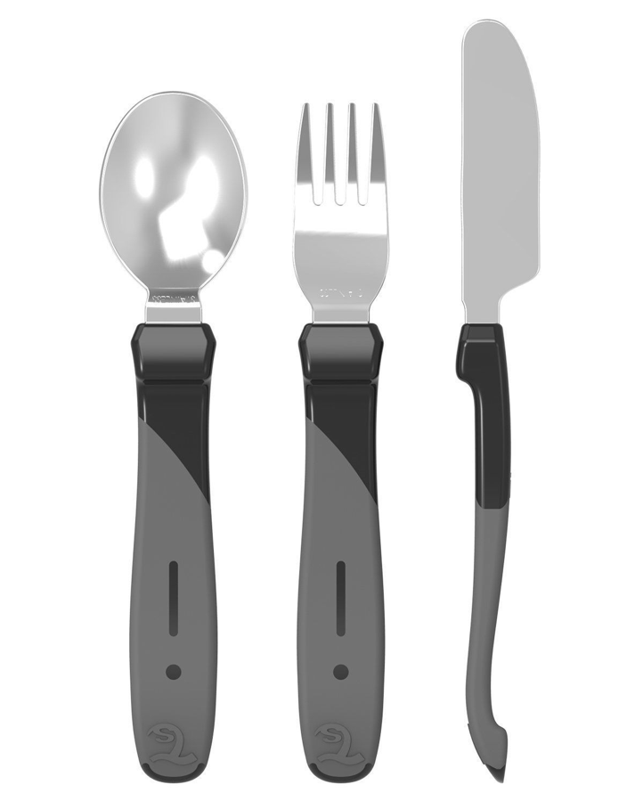 COUVERTS D'APPRENTISSAGE ACIER INOXYDABLE 12+M NOIR