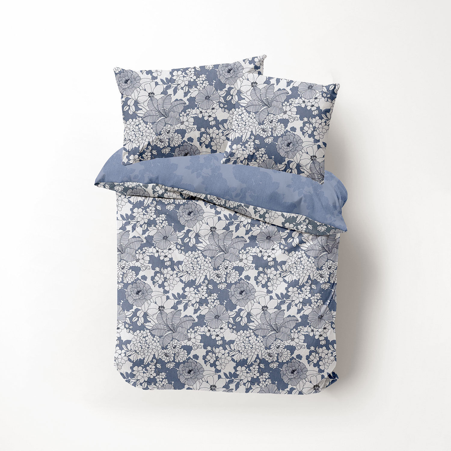 Bettwäsche mit Blumenprint