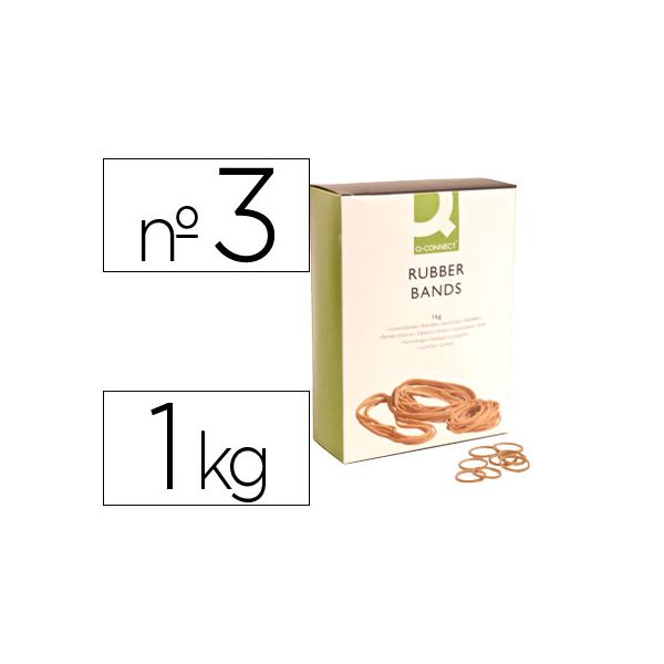 Q-Connect Pack Elásticos nº 3 1Kg - KF14680