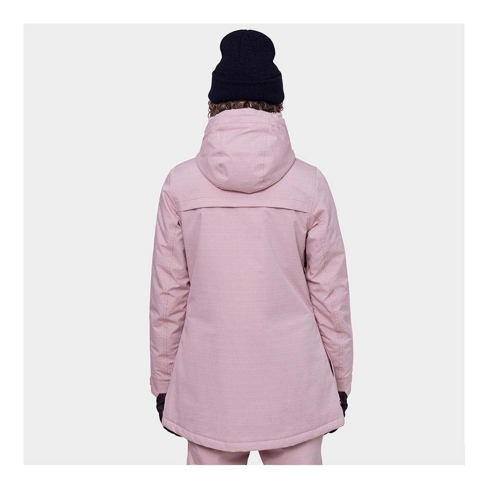686 SPIRIT - Veste ski Femme dusty mauve jacquard
