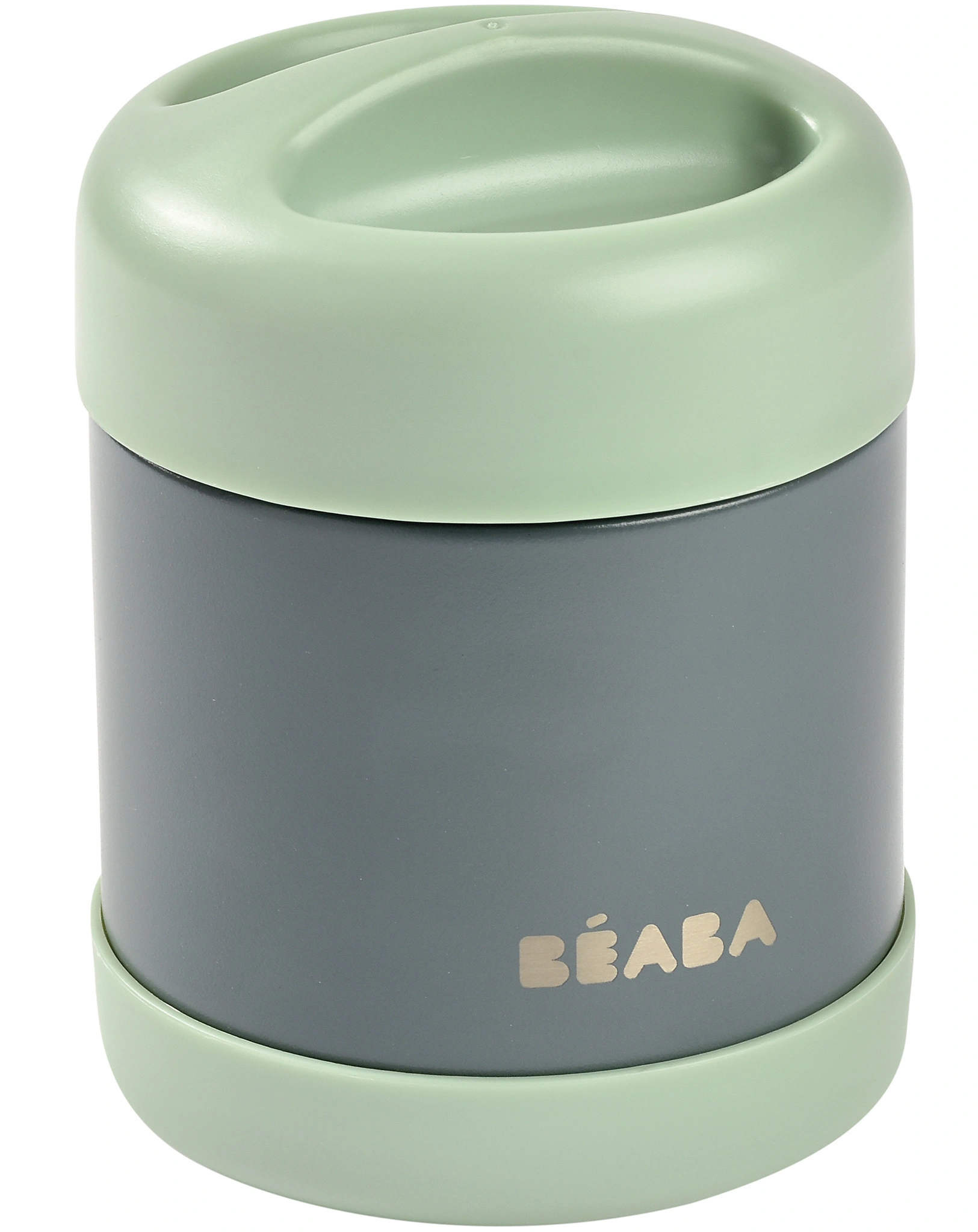 Edelstahl-Behälter PORTIONS in grau/grün