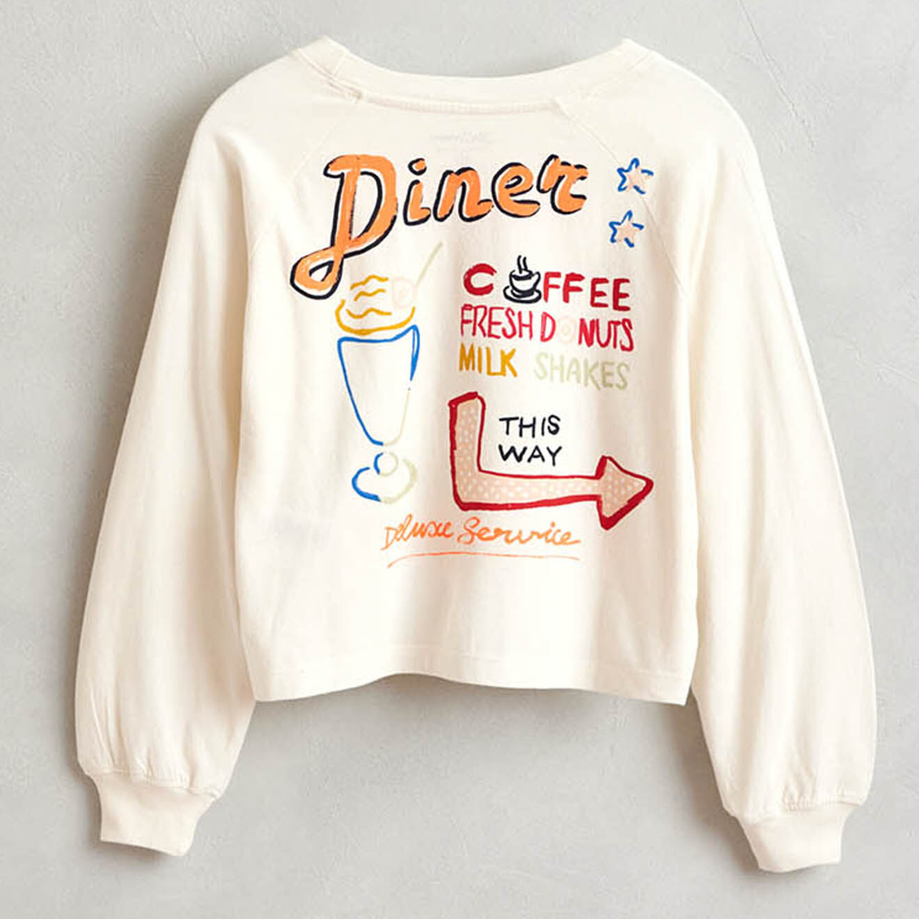 Bellerose T-Shirt Azu en Coton vintage blanc