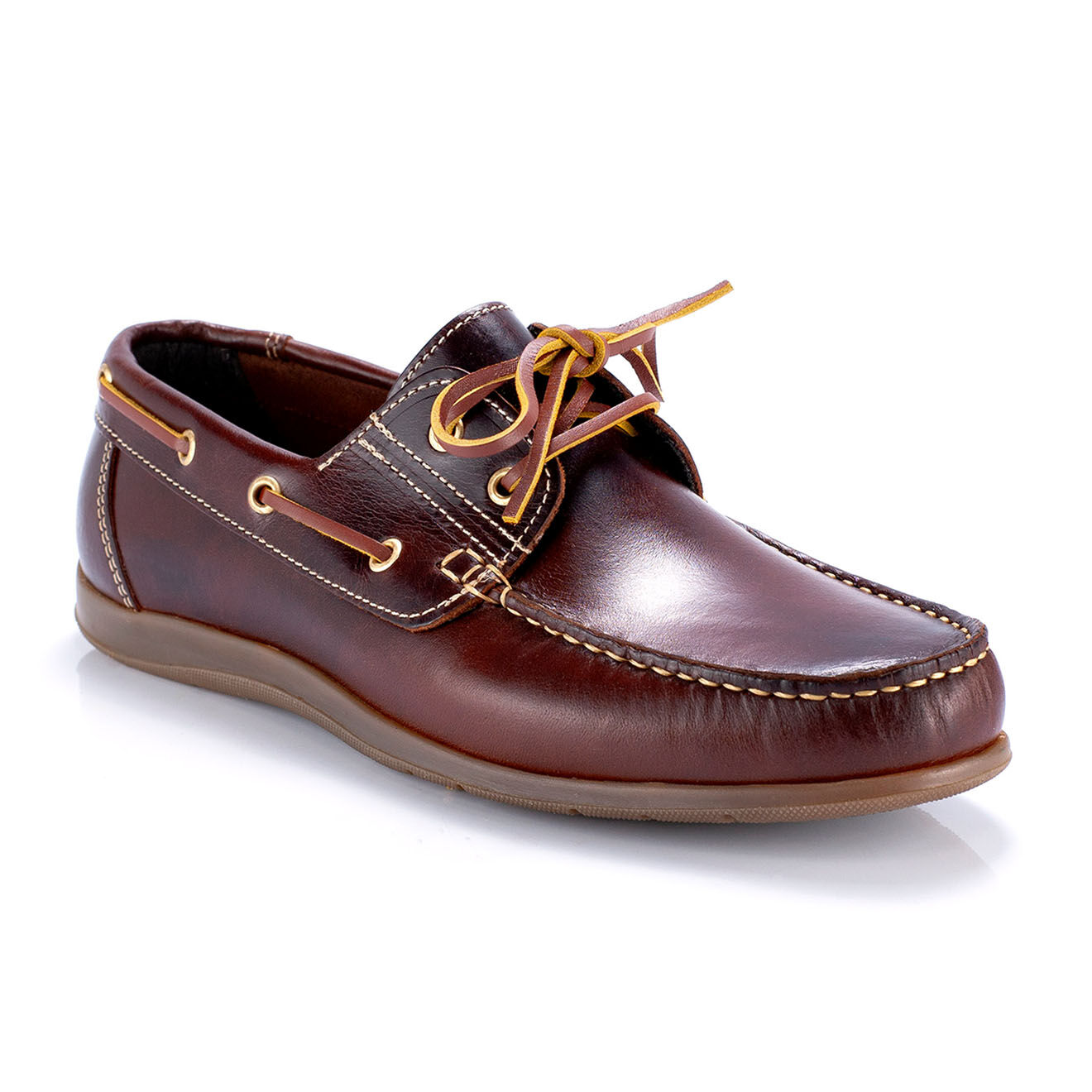Ortiz & Reed Mocassins en Cuir Crenot cognac