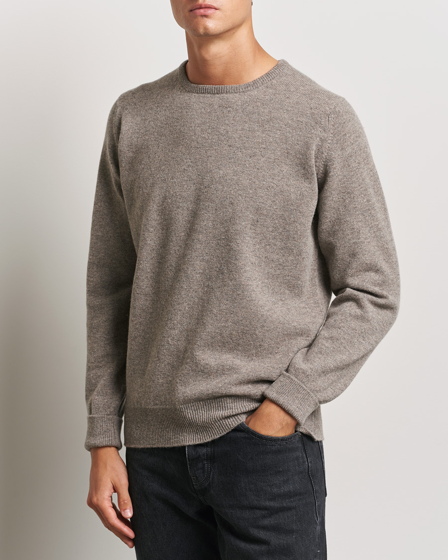 William Lockie Rob Lambswool Crewneck Vole