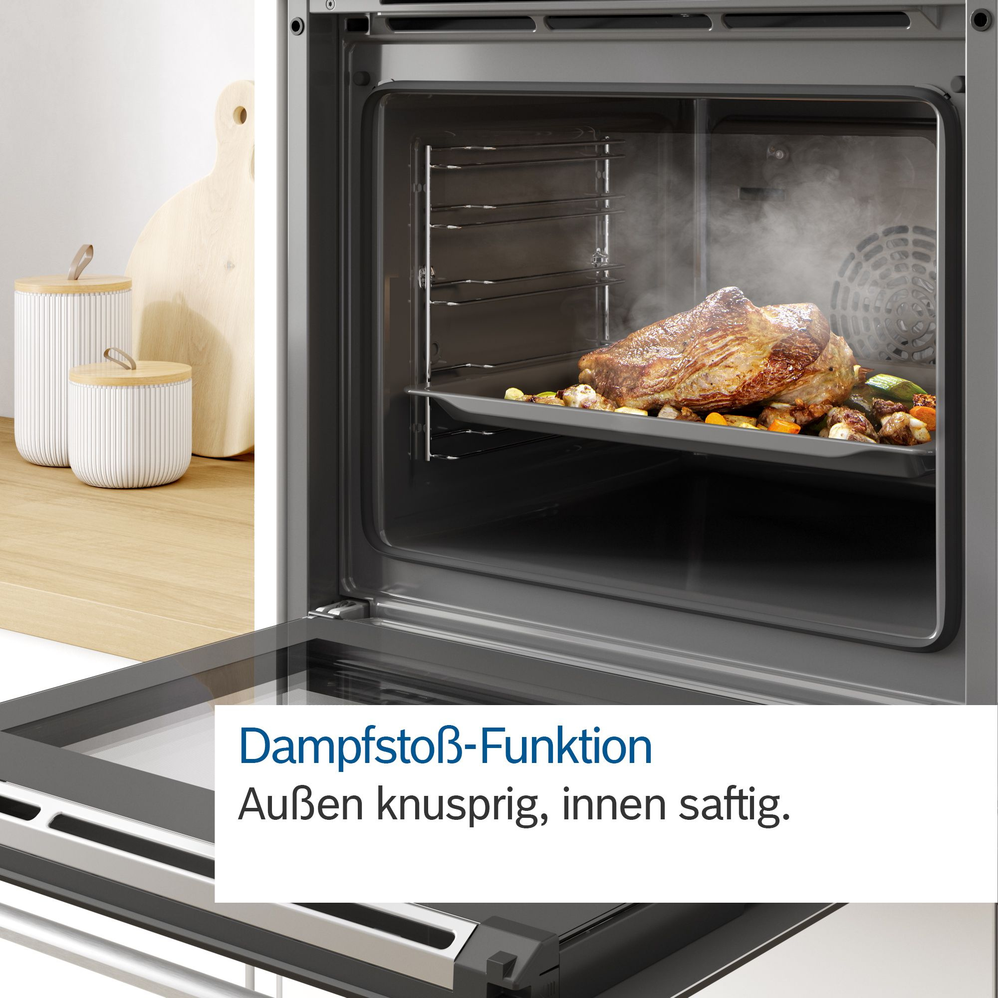 Backofen Dampf Bosch HSG856XC7