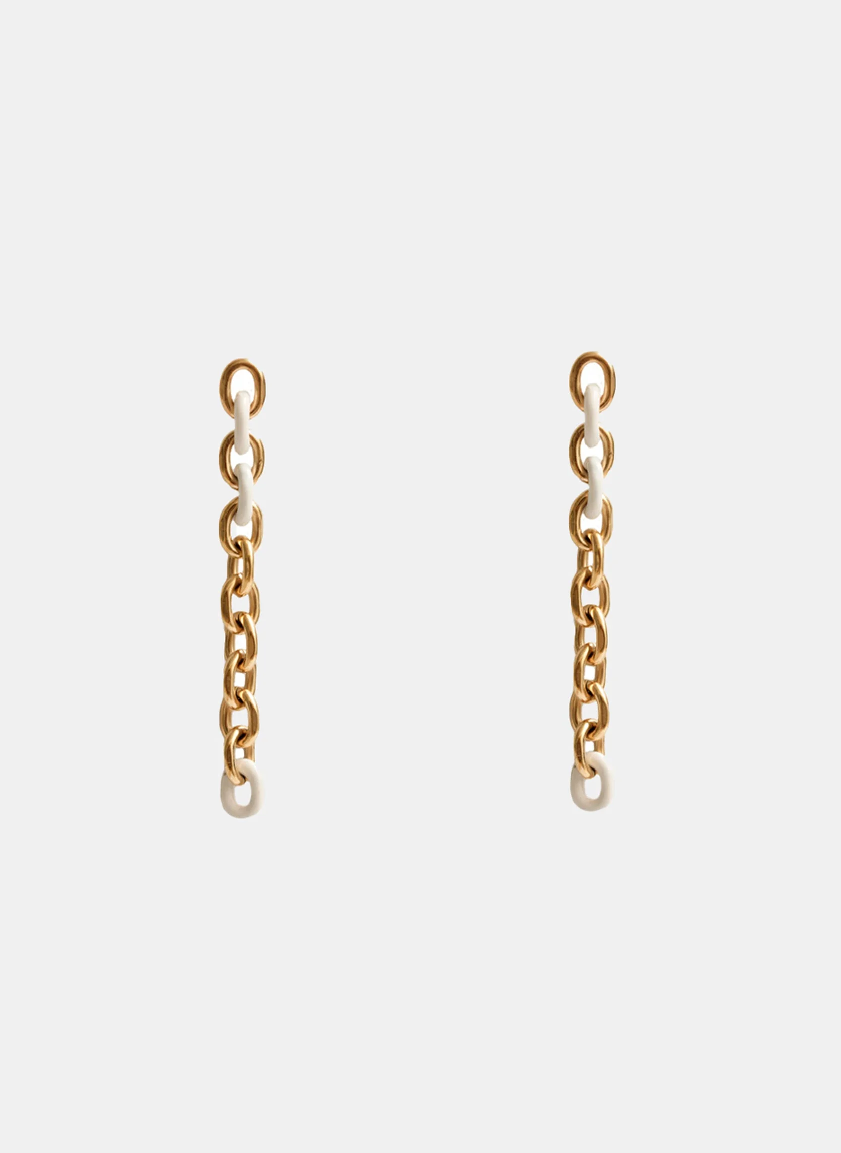 CYGNUS - Boucles d'oreilles pendantes cygnus | Blanc