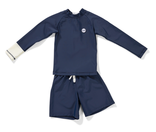 Tenue Soleil UV Set Blauw 10-12 jaar 1ST