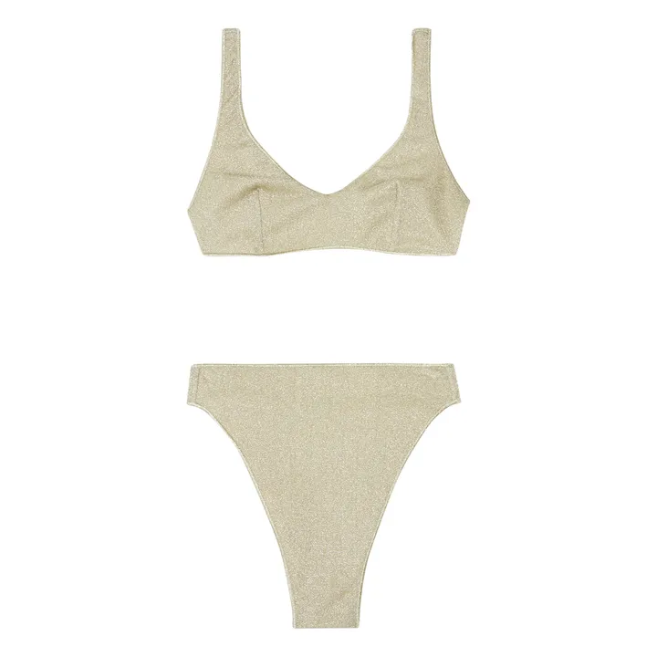Oseree Maillot 2 Pièces Lumière Sporty | Doré