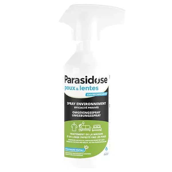 Spray Parasidose contra piolhos e lêndeas, ambiente ativo à base de plantas, 250ml