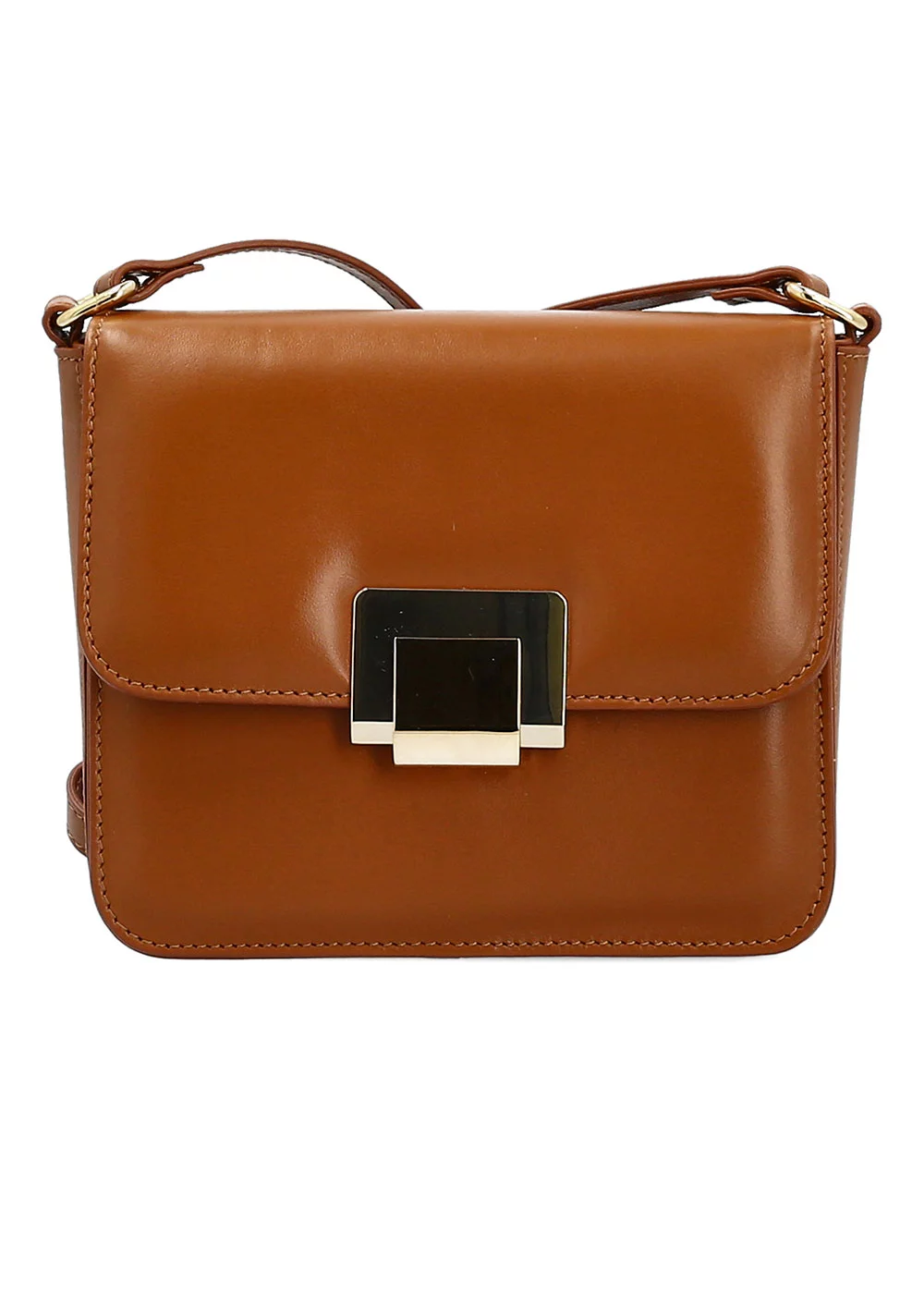 SAC PAOLA CUIR CAMEL
