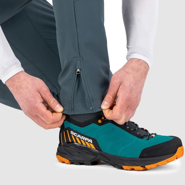 Pantalon ski de randonnée KARPOS PIETENA PANT DARK SLATE/ LIME GREEN