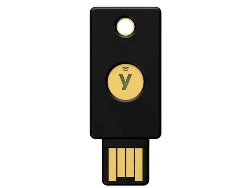 Yubico Security Key NFC FW 5.7 USB-A, 1 Stück Legen Sie die Messlatte für Sicherheit höher mit moderner FIDO-basierter phishing-resistenter MFA