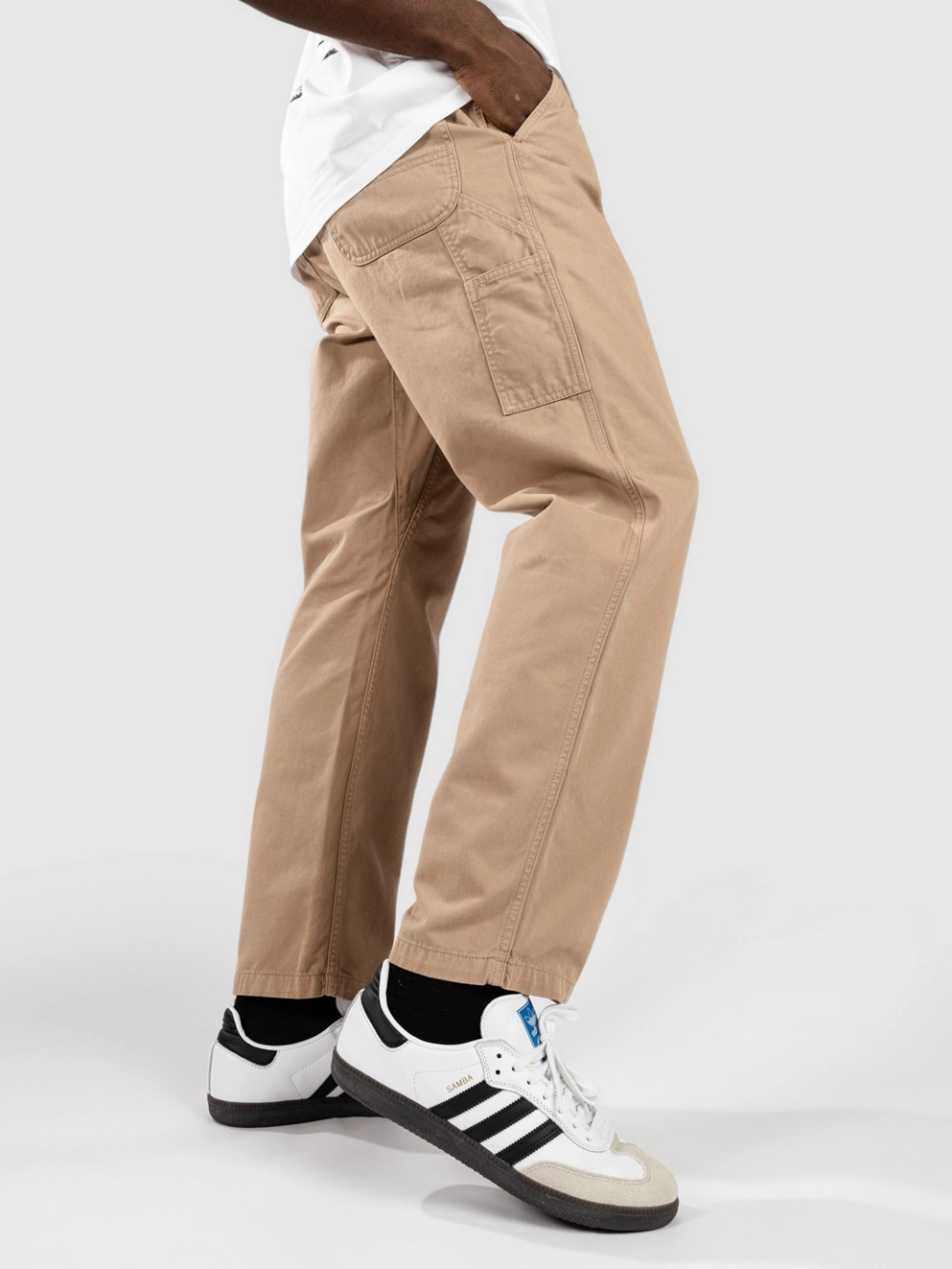 Carhartt WIP Flint Pants peanut garment dyed