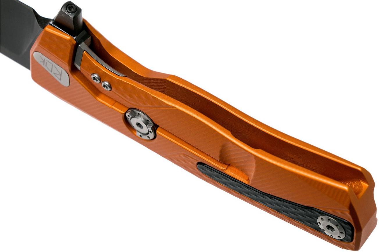 LionSteel ROK Black Orange Aluminium ROK A OB zakmes