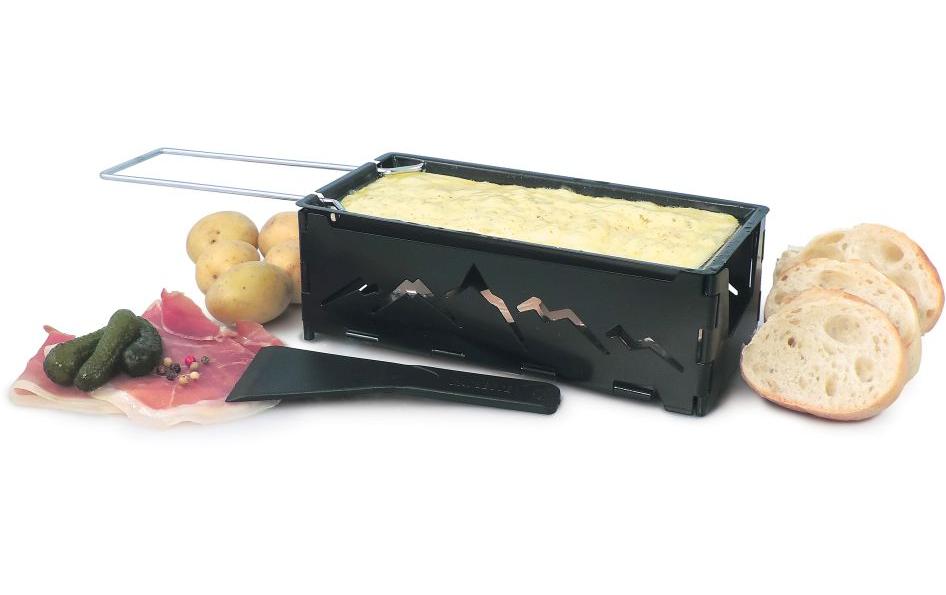 Teelicht-Raclette SchwarzFaltbares Raclette