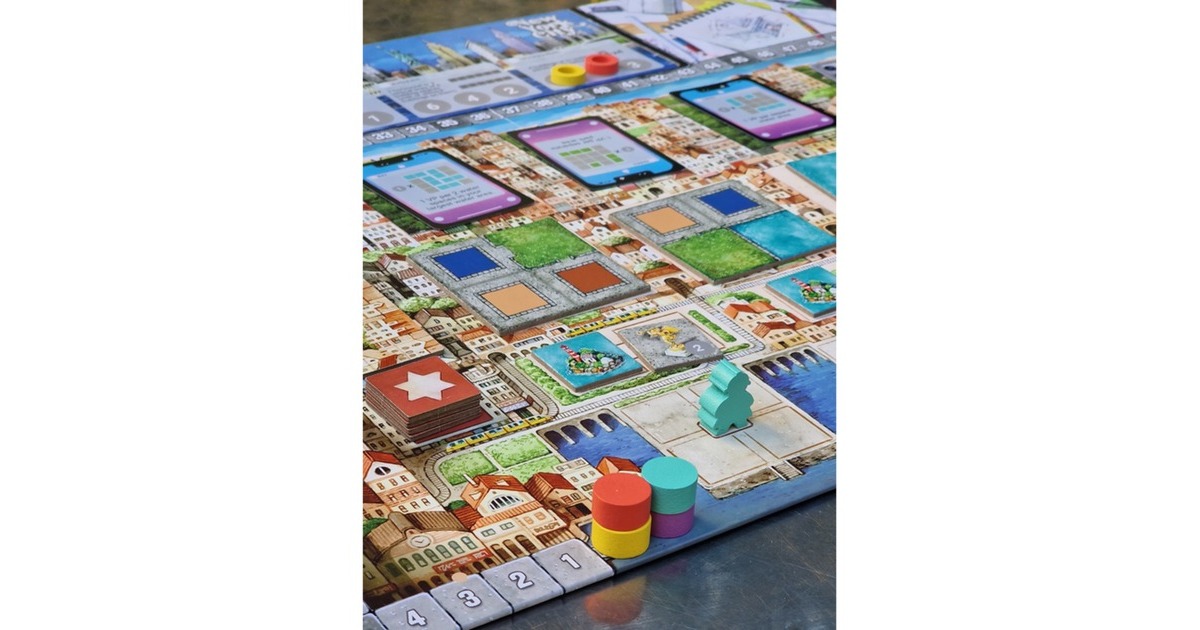 999 GamesCities Bordspel  (Nederlands, 2 - 4 spelers, 30 minuten, Vanaf 10 jaar)